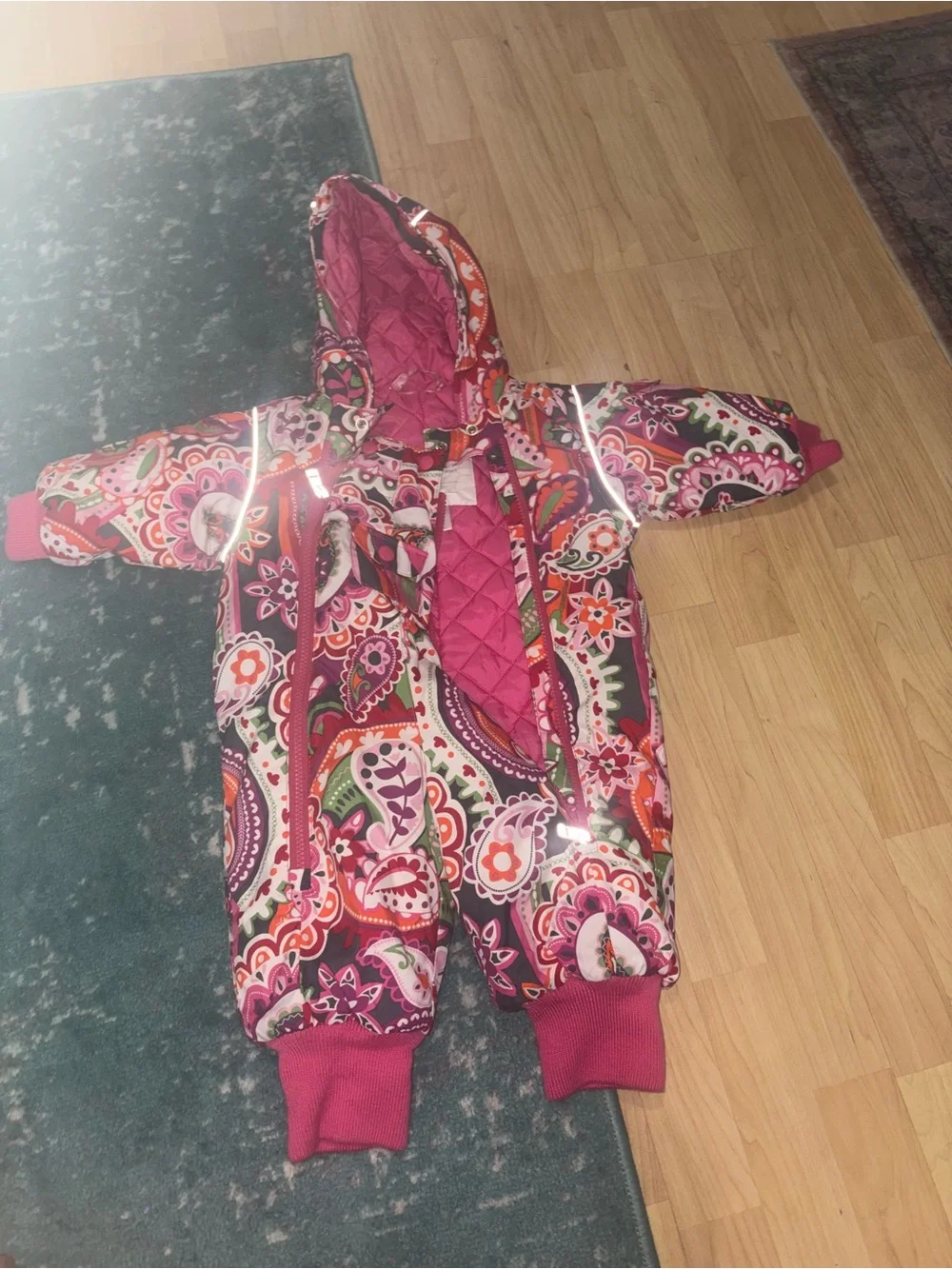 Hanna Andersson Size 80 US 18-24month Bunting Snowsuit Please read: Tag removed